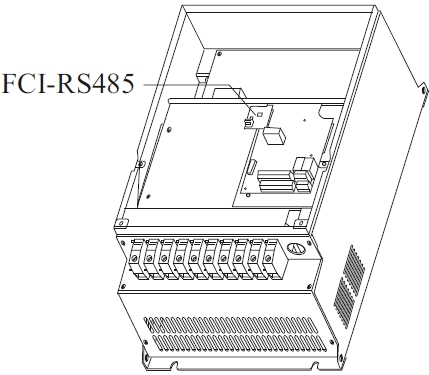 uctanovka plata rasshireniya FCI-RS485